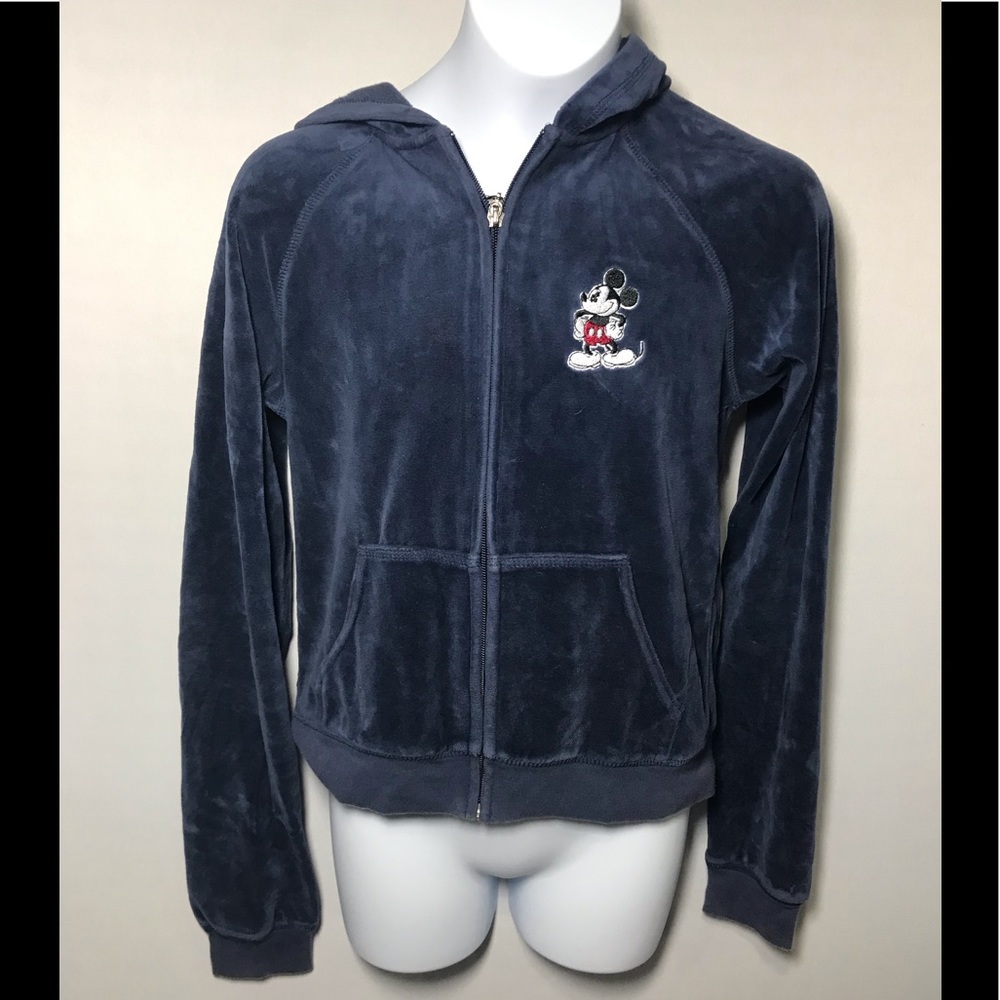 Disney Mickey Mouse Zip Up Hoodie Size Small